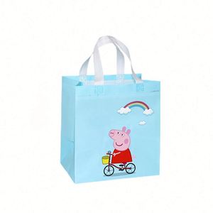 Sac de courses réutilisable en non-tissé, prix d'usine, éco-responsable, motif dessin animé - Product Image 1