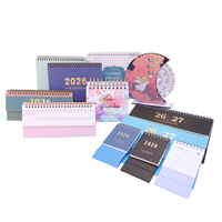 Calendario da Scrivania Personalizzato a Spirale con Citazioni Ispirazionali Quotidiane per 365 Giorni, Carta Patinata, Rilegatura a Spirale Dorata