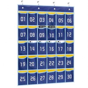 Organizador Multifuncional Plegable para Teléfonos Celulares y Calculadoras, con 30 Bolsillos, para Colgar en la Pared o Puerta, Diseño Funcional - Product Image 1