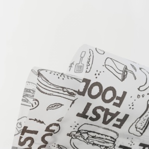 Papel Pergamino Impreso Personalizado de una Cara, 40 g/m², Resistente, para Hornear <span class=keywords><strong>Pizza</strong></span> - Product Image 2