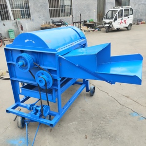 Décortiqueuse de soja haute performance 1000-1500 kg/h, <span class=keywords><strong>batteuse</strong></span> de riz et de haricots secs, <span class=keywords><strong>batteuse</strong></span> de blé avec moteur diesel - Product Image 6