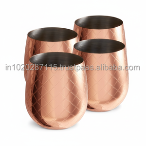 Verre en cuivre étanche robuste pour les pique-niques en plein air à la maison ou au bureau avec style. - Product Image 1