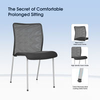 Chaise de formation et de réunion moderne de haute qualité pour écoles, bureaux et maisons, vente en gros directe usine