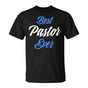 Meilleur T-shirt pour Pasteur, Cadeau d'Appréciation pour Hommes et Femmes, Produit Promotionnel Premium - Product Image 2