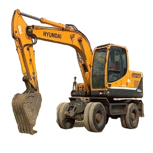 Excavatrice hydraulique Hyundai 150W-9 d'occasion, engin de chantier en bon état - Product Image 1