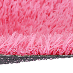 Césped sintético de arcoíris duradero, fácil de cuidar, alfombra de césped artificial colorida, rollo de hierba Rosa seguro para parques infantiles al aire libre - Product Image 1