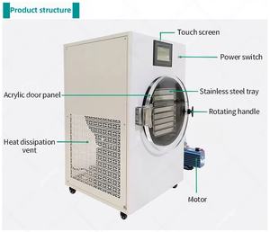 保持新鲜120千克宠物食品家用蔬菜真空大冷冻干燥机廉价蝎毒实验室生产中国 - Product Image 5