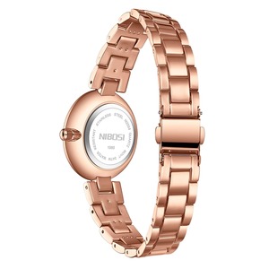 Drioshipping Luxury Ladies Quartz <b>Watch</b> Stainless Steel Wristband Custom Logo Diamond <b>Glass</b> Dial Fashionable Waterproof Leather - Product Image 6