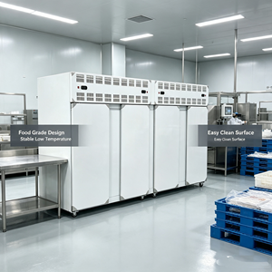Enfriador Rápido Comercial de Cuatro Puertas para Bandejas -45°C ℃   Congelador de Temperatura Ultrabaja para Pastelería, Panadería y Productos de Panificación - Product Image 6