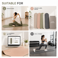 Tappetino Yoga Personalizzato in PU e Gomma Naturale, Antiscivolo, Ecologico, Alta Aderenza, 3mm 4mm 5mm 6mm, Produttore di Tappetini Yoga con Etichetta Privata