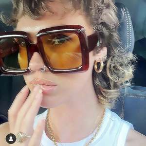 Gafas de Sol Cuadradas Extra Grandes de Moda Retro con Estampado de Leopardo Marrón para Mujer, Novedad de 2022 - Product Image 1