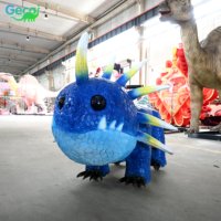 Gecai Offre Spéciale Amusement animatronique dinosaure Ride pour enfants