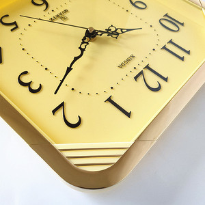 Cổ điển nghệ thuật Deco thiết kế đồng hồ treo tường dài-cuộc sống kỹ thuật số Đài Loan mặt trời nhảy thứ hai phong trào cho phòng khách - Product Image 3