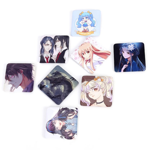 Nút Pin Nhà Sản Xuất Tùy Chỉnh Kích Thước Trống Tinplate 37Mm 38Mm 50Mm <span class=keywords><strong>55Mm</strong></span> 75Mm Dễ Thương Phim Hoạt Hình Anime Huy Hiệu Vuông Với Nam Châm - Product Image 2