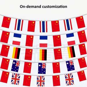 Banderas al por Mayor, 100% Poliéster PVC, Banderines Triangulares Coloridos Personalizados, Diseño Personalizado para Decoración de Bares y Festivales - Product Image 2