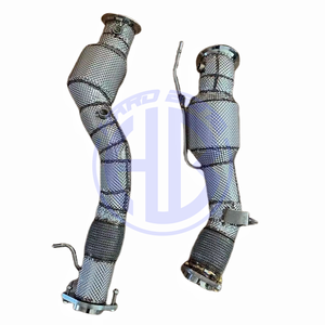 Bajante de escape con protección térmica para Bmw X3M X4M F97 F98 S58 3.0L 2020 - Product Image 2