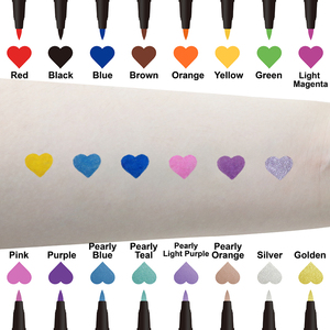 GP 16 Colors Washable Skin Harmless <strong>Temporary</strong> Dual-tip Face Paint <strong>Tattoo</strong> Marker Kit Body Paint <strong>Pen</strong> for Kids Makeup DIY - Product Image 3