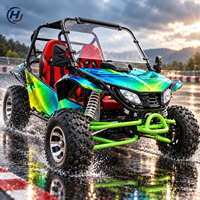 Kart de Dune Buggy Haute Performance avec Châssis Tubulaire et Pneus à Clous pour les Dunes de Sable et les Circuits de Loisirs