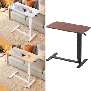 Gas Lift System Computer Bed Sofa Laptop Height Adjustable Standing Desk With Table Top