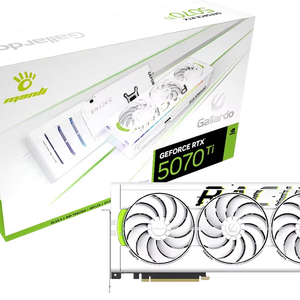 5070ti Manli Gallardo 16GB White DDR7 Video <b>Workstation</b> Desktop GPU Video 256-Bit Interface New Condition Fan Cooler - Product Image 1