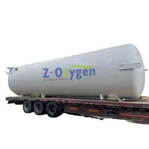 ガス供給ステーション用気化器を装備した垂直液体酸素液体窒素低温貯蔵タンク