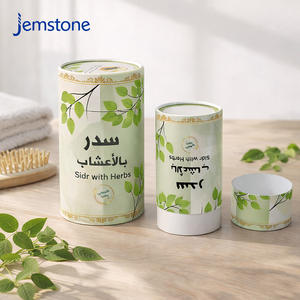 Emballage en tube cylindrique en carton kraft biodégradable pour shampoing, lotion, sérum, thé, avec logo personnalisé - Product Image 6