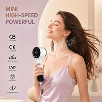 Sèche-cheveux professionnel Wochuan haute vitesse rose mini portable pour salon de coiffure, machine de séchage ionique 200m pour voyage