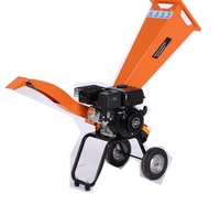 Broyeur de branches de jardin Ducar 212cc, mini broyeur de bois, capacité 60 mm pour branches fraîches