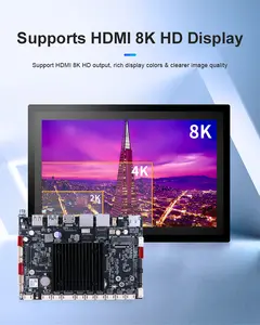 Bo mạch chủ LVDS EDP cổng itx-rk3588a rk3568 Quad Core Mainboard DDR4 PoE điện Android cánh tay bo mạch chủ hỗ trợ 32 + 256 gam - Product Image 6
