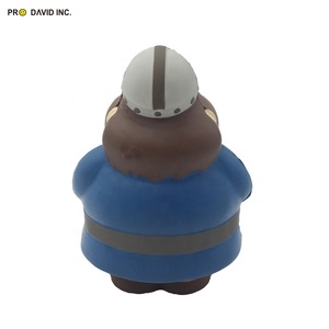 <b>Squeeze</b> Toys PU Foam Anti Stress <b>Ball</b> Herr Bert Wikinger Shaped PU Stress Reliever - Product Image 3