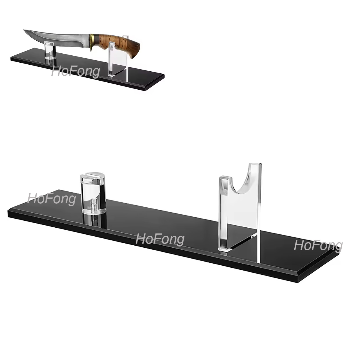 Porte-Couteaux En Acrylique Transparent – Présentoir Élégant Pour Couteaux De Collection Ou Cuisine