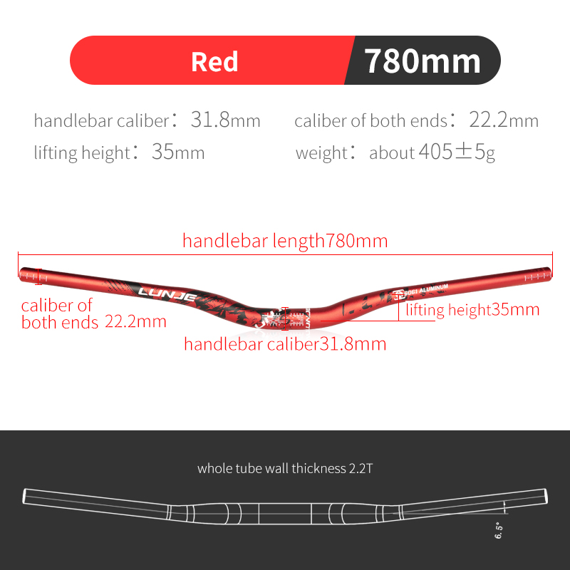 Red  31.8*780mm