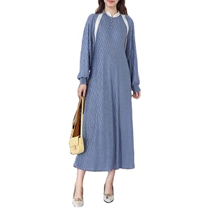 Abito elegante alla moda per le donne che disegnano abiti da sera pieghettati Miyake di fascia alta - Product Image 3