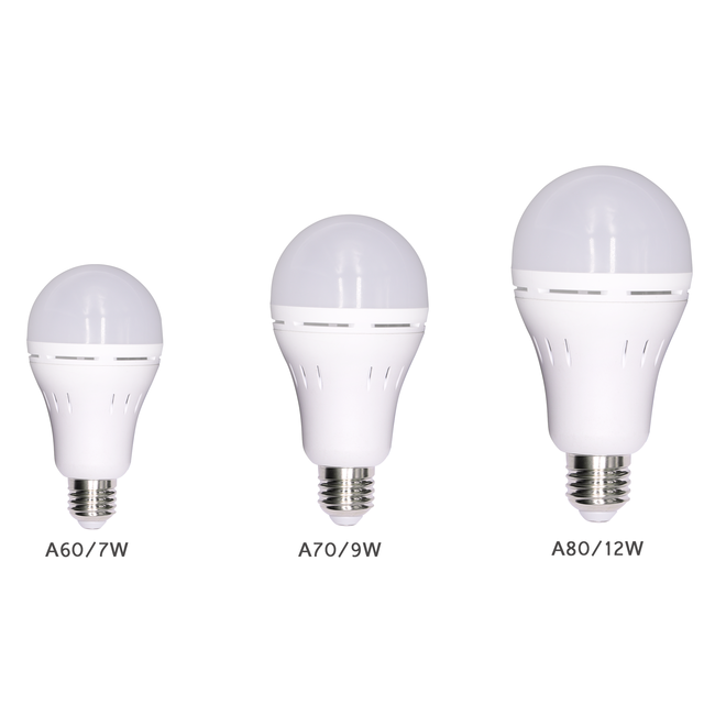 9W Backup Time 6 Hours E27 Smart Emergency Rechargeable Led Light Bulb with Lithium Battery 3.7v 2200mah