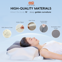 Almohada Ortopédica de Espuma Viscoelástica con Soporte Cervical en Forma de Mariposa, de Alta Calidad, con Empaque Personalizado, Marca YUE RISE OEKO