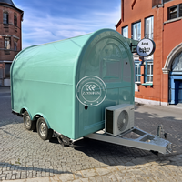 Camion distributeur automatique de crème glacée Concession Food Trailer Mobile Coffee Bar Cart avec cuisine Bbq Trailer Mobile Food Car à vendre