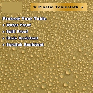 Al por mayor rectángulo personalizado al aire libre fiesta banquete boda mantel manteles para eventos - Product Image 6