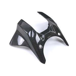 สำหรับ HONDA CB650F <span class=keywords><strong>CBR650F</strong></span> อุปกรณ์ตกแต่<span class=keywords><strong>ง</strong></span> ฝาครอบถั<span class=keywords><strong>ง</strong></span>น้ำมันด้านหน้า ชิ้นส่วนตกแต่งรถมอเตอร์ไซค์ คาร์บอนไฟเบอร์แบบ Prepreg - Product Image 1