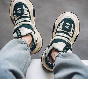 High-top and <b>elevated</b> sports-style sneakers for students, suitable for school campus fashion, versatile for all occasions - Product Image 5