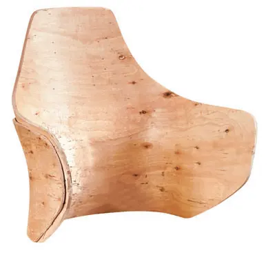 جديد تصميم كرسي الخشب الرقائقي قذيفة إطار ل كرسي الاستجمام مع مزدوجة طبقات