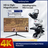 Microscope métallographique trinoculaire de qualité recherche Sanqiang Taida GM2X, 2K/4K, mise au point automatique, grossissement 4000x, capture photo/vidéo