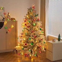 Guirlande lumineuse LED en forme de cœur pour sapin de Noël, alimentée par piles, vente en gros