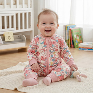 <span class=keywords><strong>Gigoteuse</strong></span> Bébé Chaude Automne-Hiver de Haute Qualité, Combinaison Bébé à Manches Longues 3-60 <span class=keywords><strong>Mois</strong></span>, Barboteuse Personnalisée Imprimée - Product Image 2