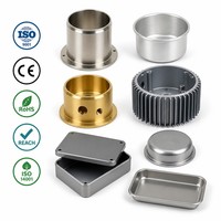 Pièces embouties par extrusion profonde en usine, coques métalliques sur mesure, service de formage de tôles en aluminium et acier inoxydable