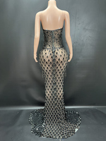 NOVANCE Y2848-F Tendance Robe 2024 Nouvelle Arrivée Robes De Bal Robe De Bal Robes Noires Élégantes Femmes Avec Train