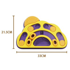 Jouet de puzzle interactif <span class=keywords><strong>pour</strong></span> chien, distributeur de friandises, jeu d'intelligence <span class=keywords><strong>pour</strong></span> l'alimentation lente des chiots et des chats, entraînement cognitif - Product Image 6