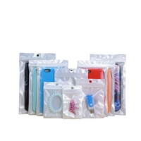 Film nacré, sac Yin Yang modèle 02, matériau PET+CPP, étui pour câble de données mobile, emballage de bijoux, cadeau, blanc nacré personnalisé