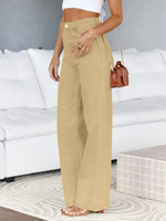 Pantalons en jean personnalisés avec logo, jeans baggy à jambes larges, pantalons de rue hip-hop personnalisés pour femmes