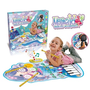 Juguetes Musicales <span class=keywords><strong>para</strong></span> <span class=keywords><strong>Niños</strong></span>, Piano <span class=keywords><strong>de</strong></span> Piso, <span class=keywords><strong>Alfombra</strong></span> <span class=keywords><strong>de</strong></span> <span class=keywords><strong>Baile</strong></span>, 2 en 1, Manta <span class=keywords><strong>de</strong></span> Sirena, Tambor Táctil, Tapete <span class=keywords><strong>de</strong></span> Juego, Juguetes <span class=keywords><strong>de</strong></span> Educación Temprana - Product Image 1