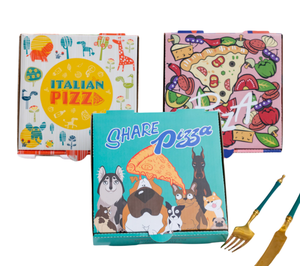 Scatola per <span class=keywords><strong>pizza</strong></span> ondulata in carta Kraft logo personalizzato vendita diretta in fabbrica scatola per prodotti <span class=keywords><strong>pizza</strong></span> - Product Image 2